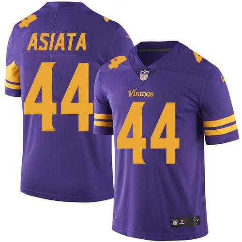 Nike Men & Women & Youth Vikings 44 Matt Asiata Purple Color Rush Limited Jersey,We sell and wholesale Nike Men & Women & Youth Vikings 44 Matt Asiata Purple Color Rush Limited Jersey on line form chian!